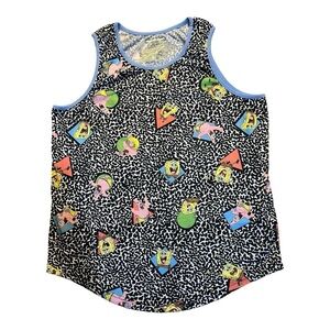 Nickelodeon Sponge Bob Square Pants Graphic Tank Top Size L